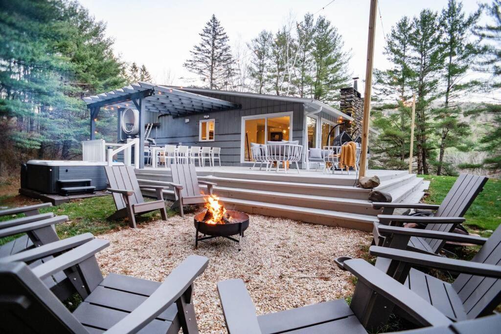 Prattvilla -Catskill -Mountain Escape 5 Bedroom ,3 Bath With Hot Tub Prattsville Eksteriør bilde
